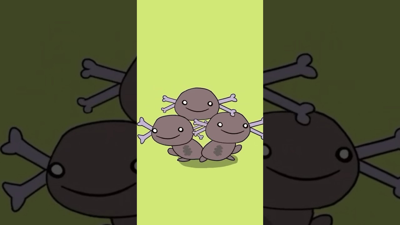 【ウパー】 ウパー x ウパー x ウパー🎵🎵🎵 #ポケモン  #子供   #ウパー   #animation  #wooper #pokemon #shorts