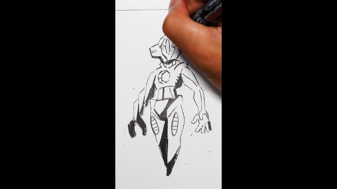 【ポケモン】　デオキシスを描いてみた