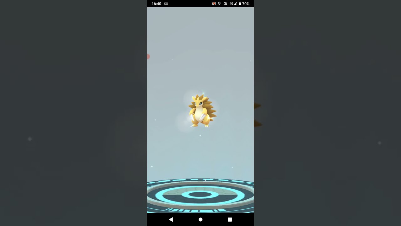 ポケモンGO「ロケット団員に勝ってリトレーンされたサンドパンに進化するまで」（2）