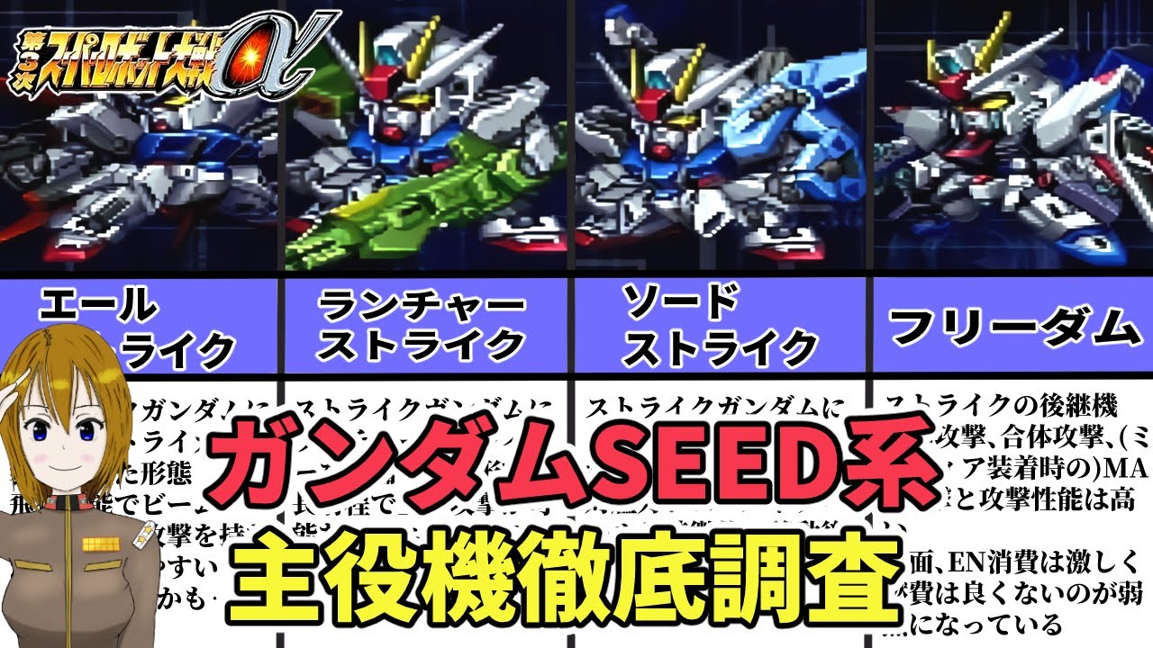 第3次スパロボαのストライクガンダム、フリーダムガンダムの強さについて調査してみた
