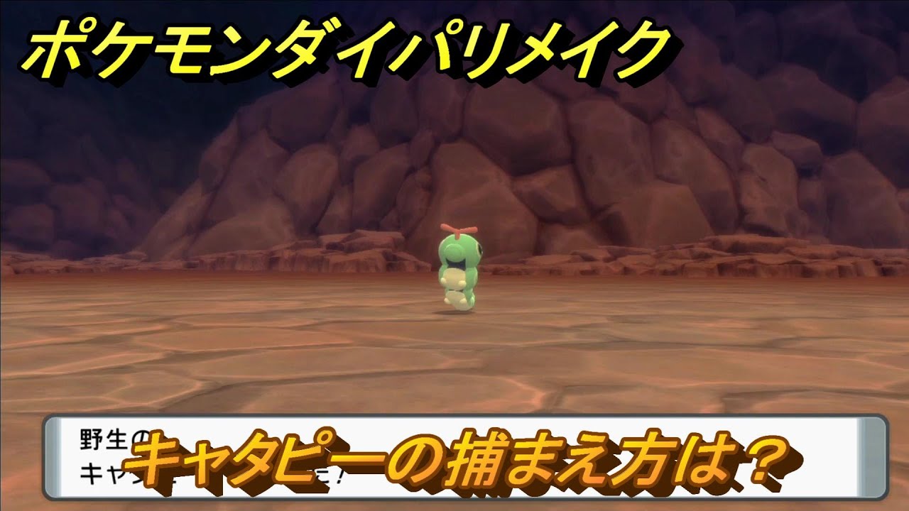 ポケモンダイパリメイク　キャタピーの捕まえ方は？出現場所は？　最新版【ブリリアントダイヤモンド・シャイニングパール】