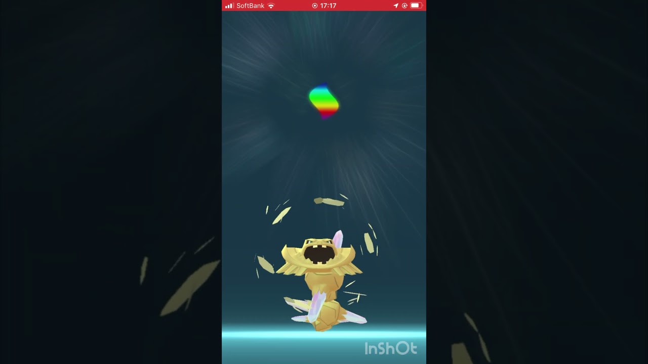 色違いのハガネールをメガ進化させてみた！ #ポケモンgo #pokemongo #色違い #メガ進化 #shorts