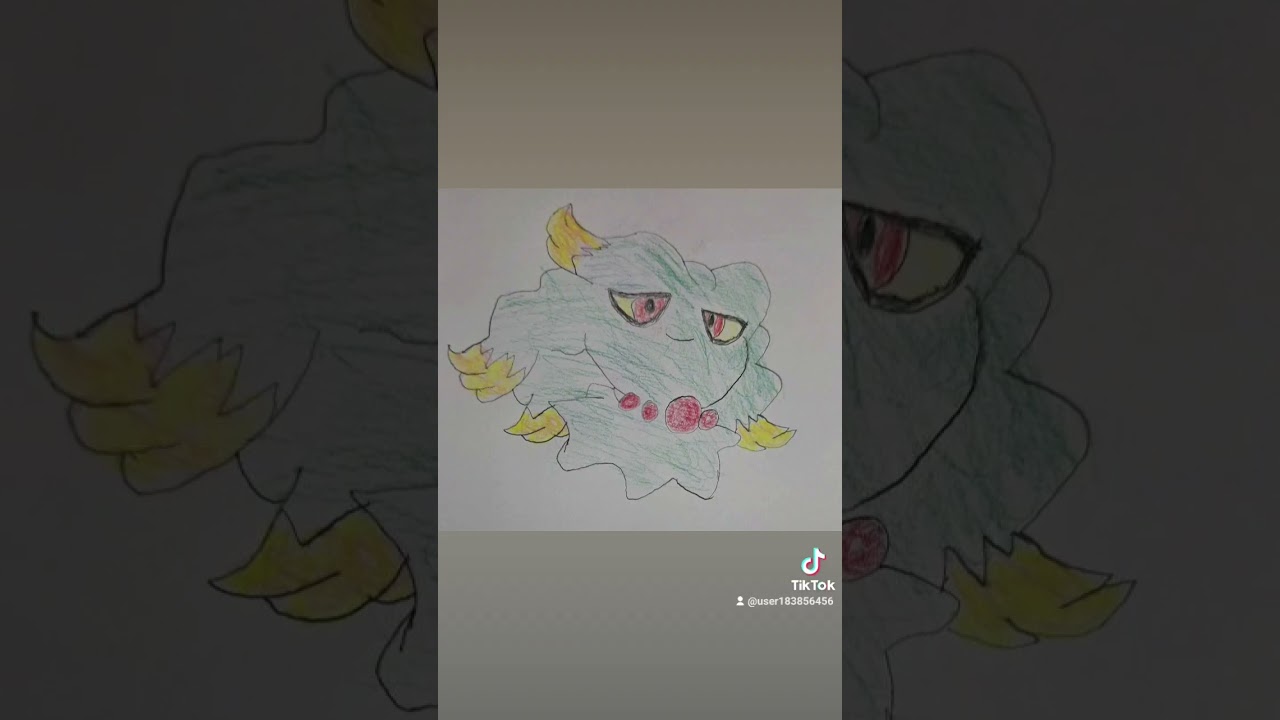 色違いのムウマ書いてみた！#282