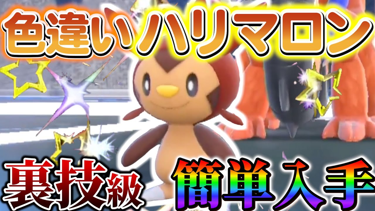 【ハリマロン色違い&ブリガロン色違い】ポケモンsvで色違いハリマロンと色違いブリガロンの厳選が楽になる色違い厳選方法のご紹介！