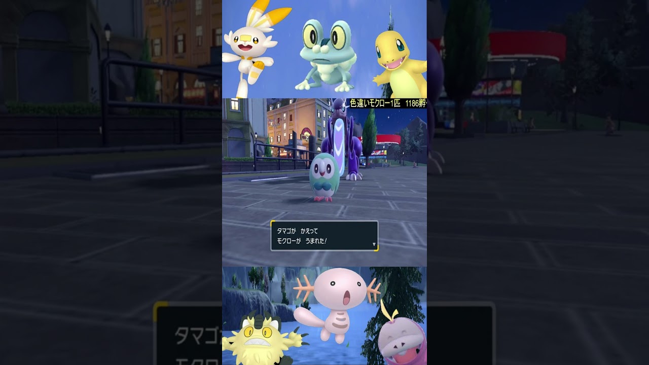 モクロー孵化厳選で色違い♀が欲しい配信者の末路　【ポケモンSV】