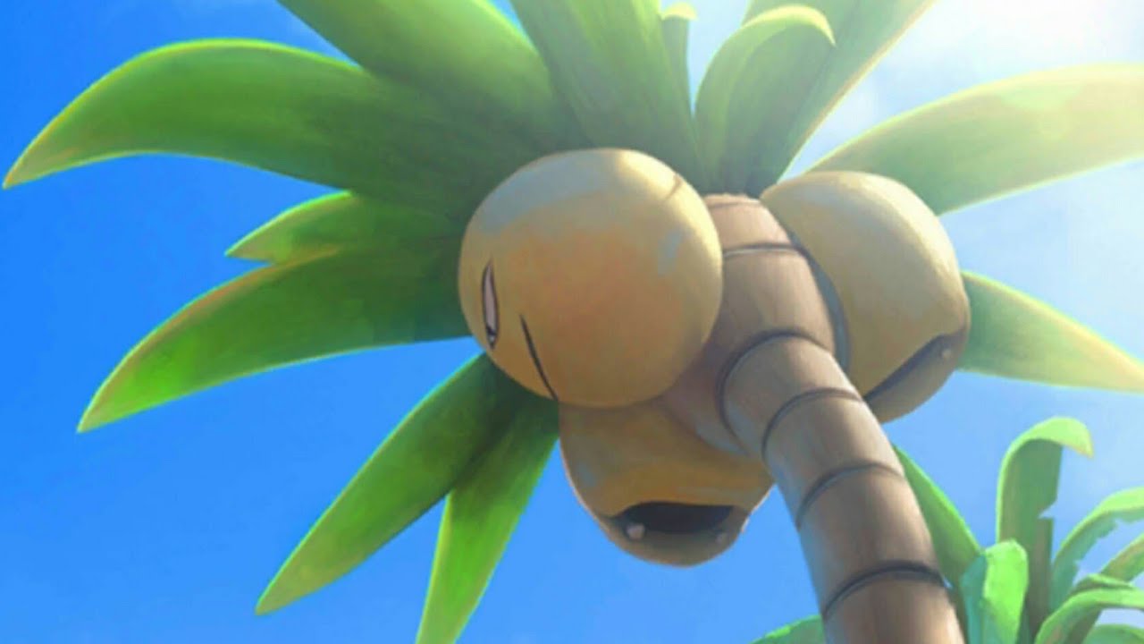 ポケモンGOしてたら、アローラナッシーに遭遇！