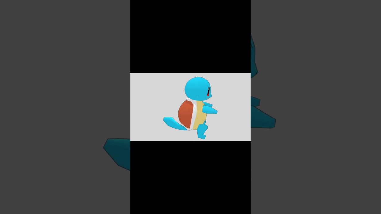 一日一体モデリング　三日目　ゼニガメ