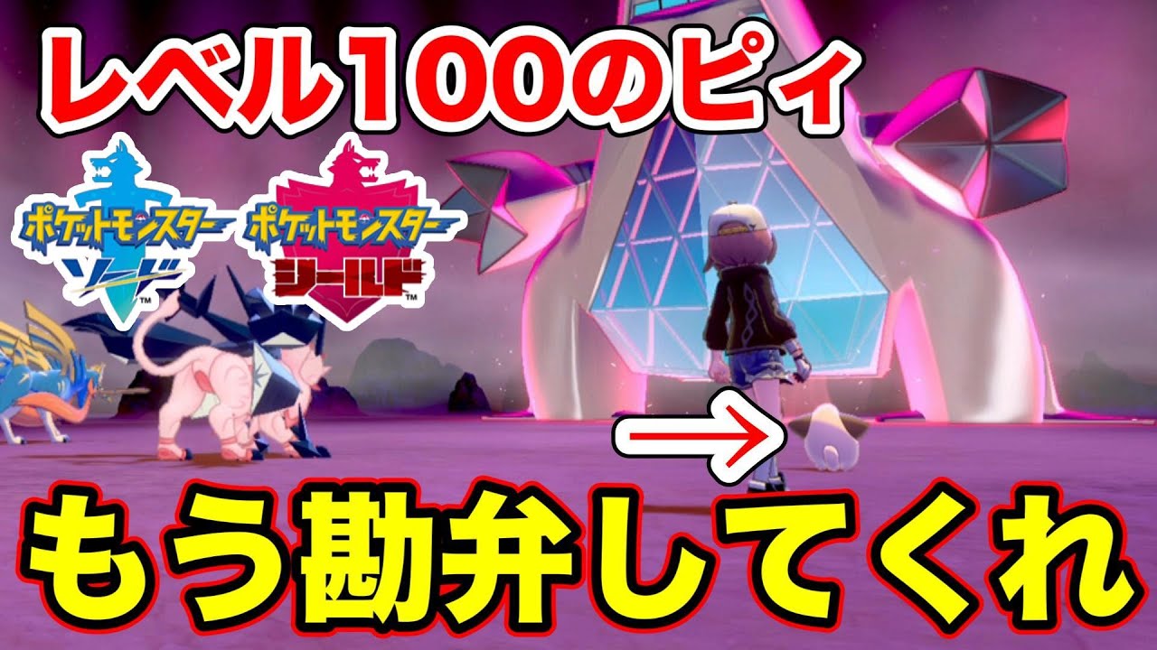 【ポケモン剣盾】レベル100のピィがマジで無能すぎる【ソードシールド】