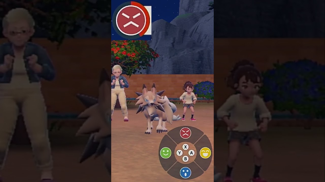 【ルガルガン(まひるのすがた)】ポケモンエクササイズ【パルデア図鑑No90】#Shorts