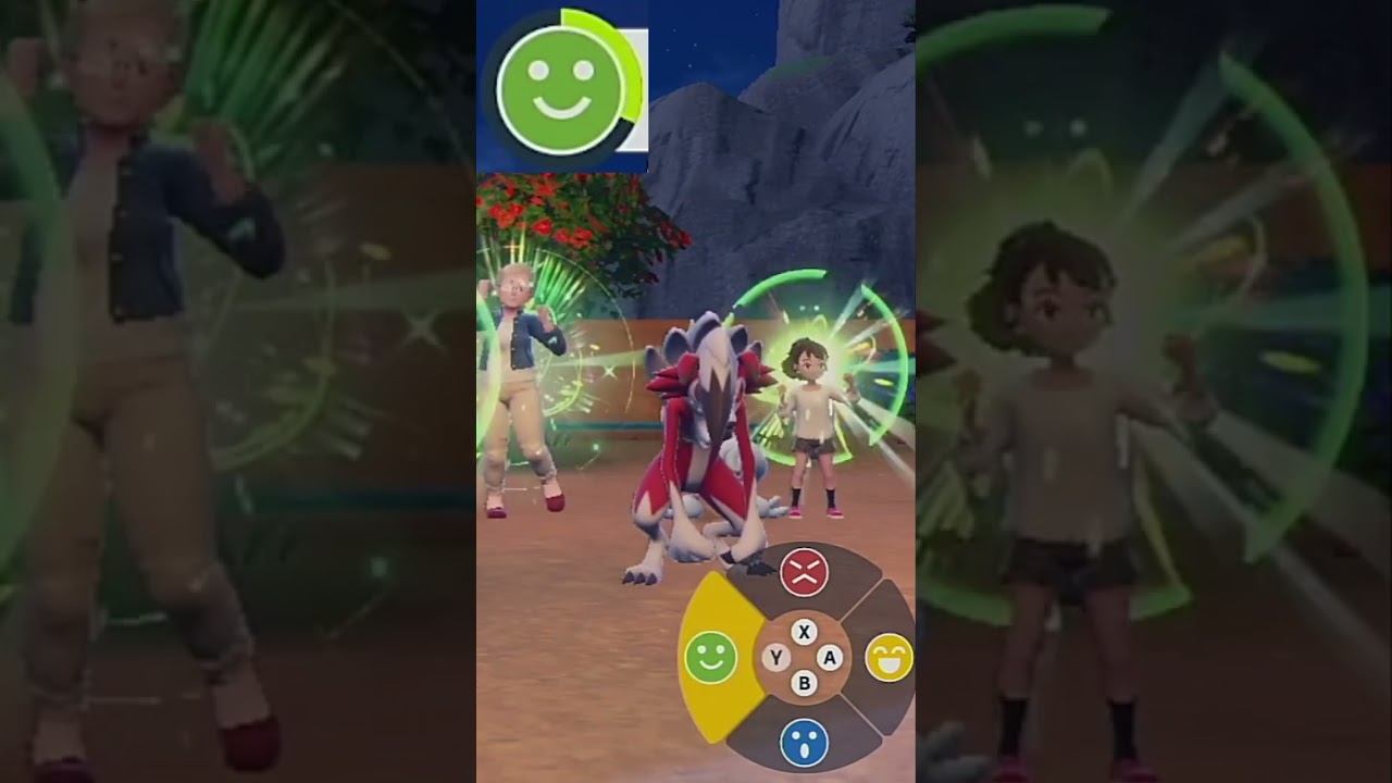 【ルガルガン(まよなかのすがた)】ポケモンエクササイズ【パルデア図鑑No90】#Shorts