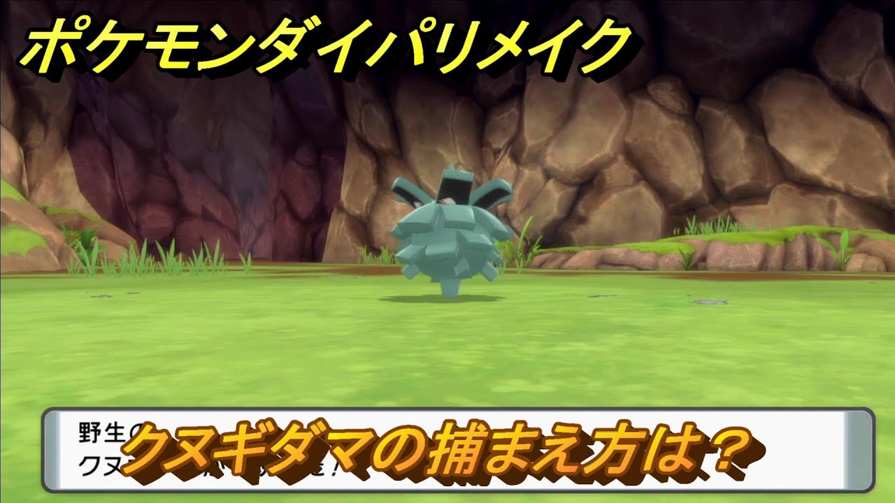 ポケモンダイパリメイク　クヌギダマの捕まえ方は？出現場所は？　最新版【ブリリアントダイヤモンド・シャイニングパール】