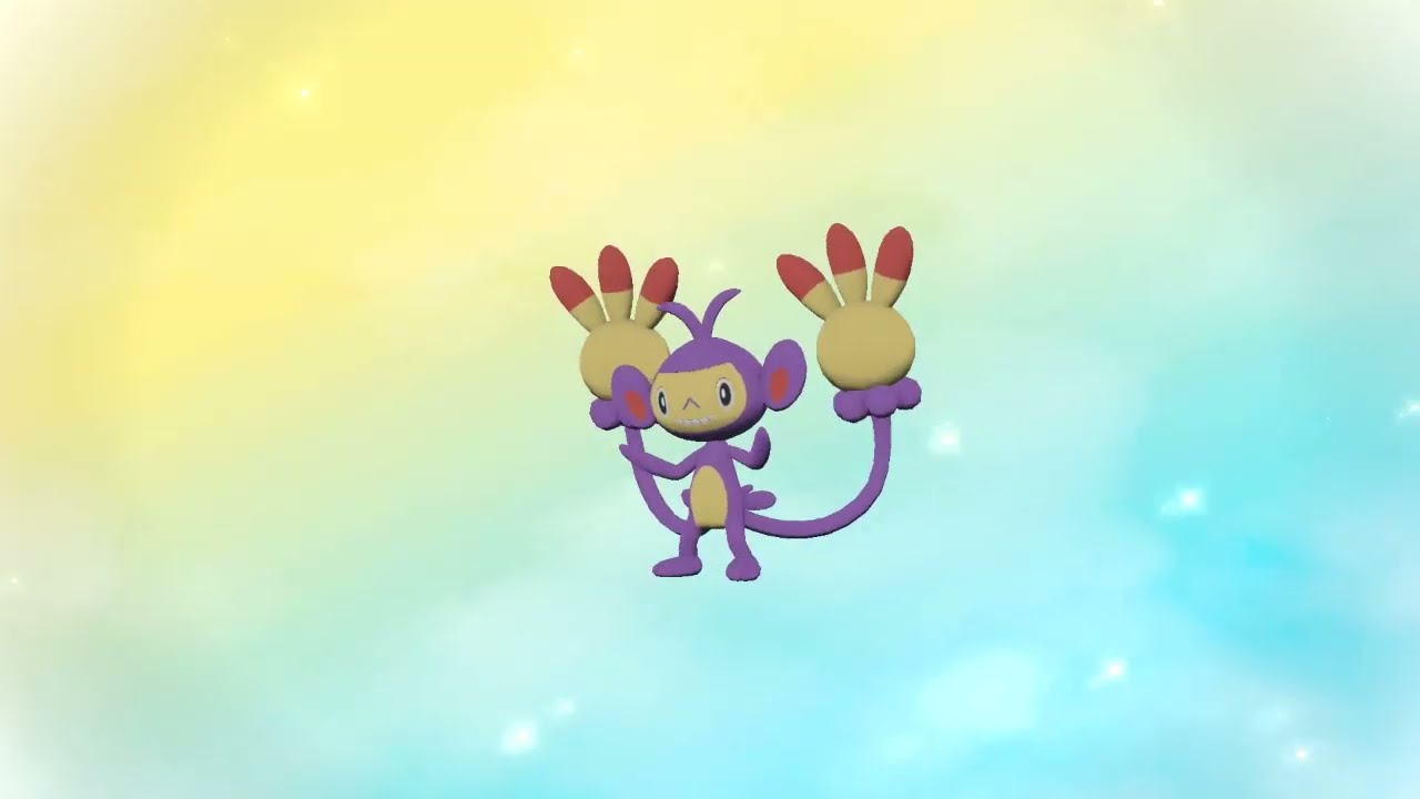 ポケモンレジェンズアルセウス進化シーン エイパム エテボース 078～079