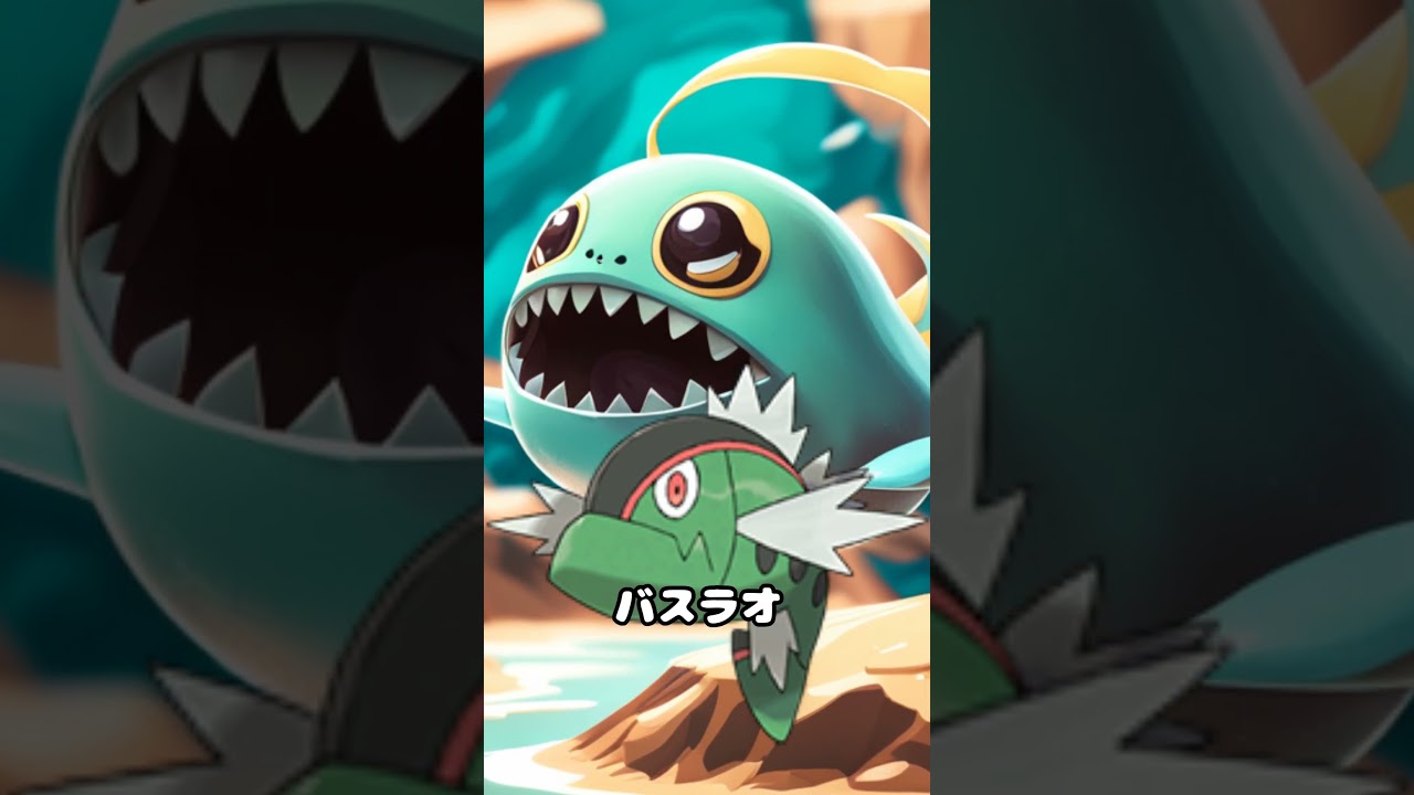 【バオッキー】不人気ポケモン可愛くしてみた　#shorts　#ポケモンSV　#AI　#ポケモン　#ゲーム　#shorts　#pokemon