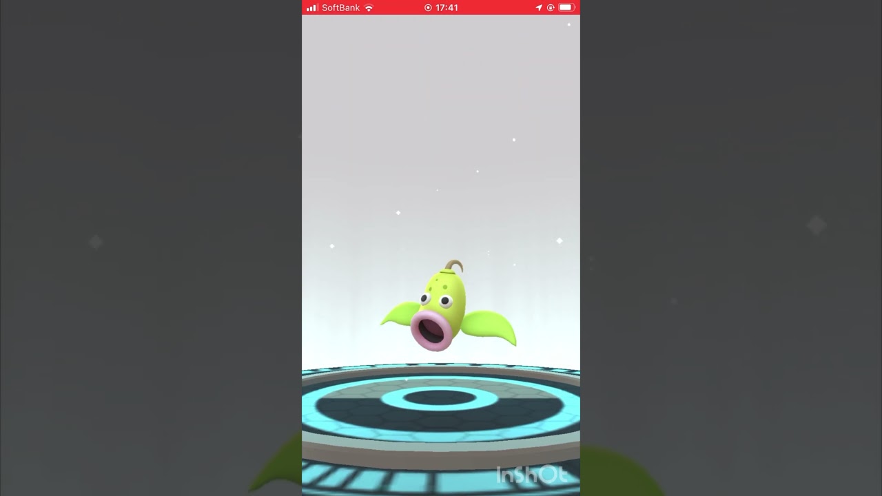 色違いのマダツボミをウツボットに進化させてみた！ #ポケモンgo #pokemongo #色違い #shorts