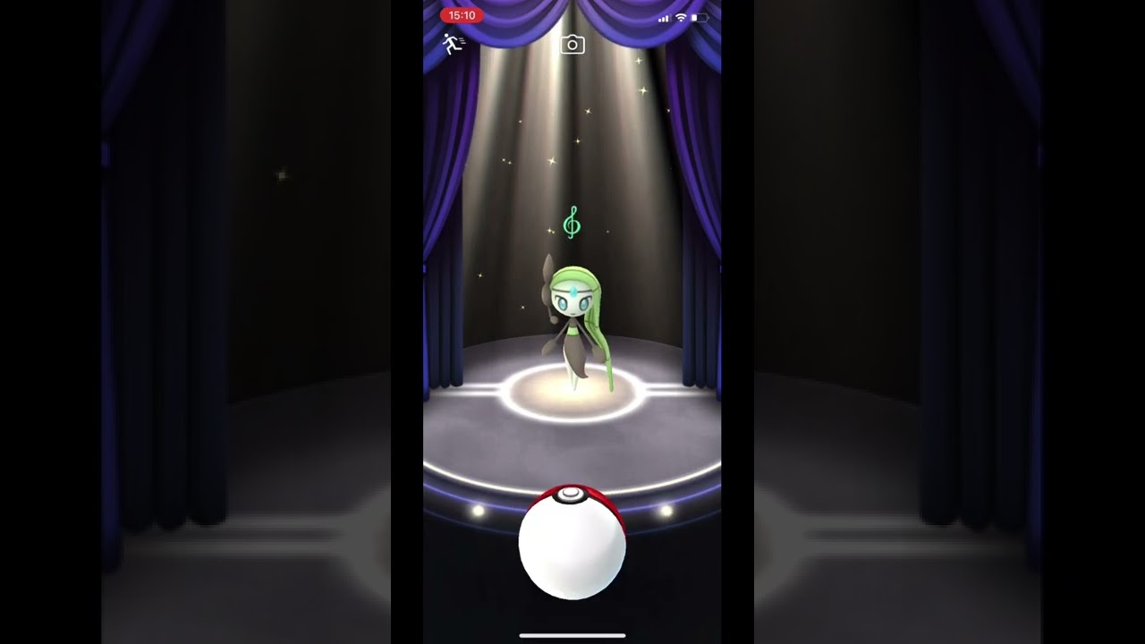 ポケモンGOでメロエッタのゲットチャレンジ！ #shorts