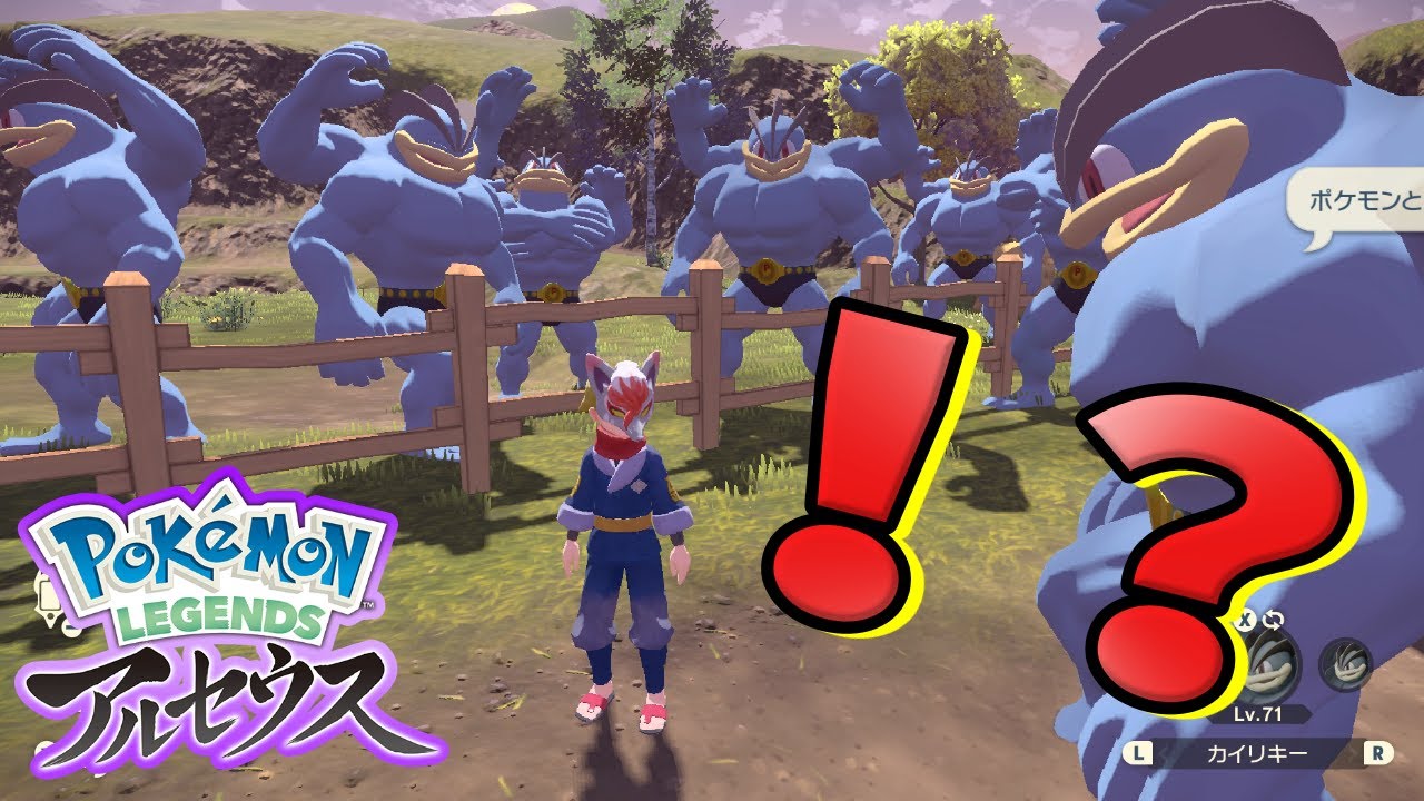 【ポケモンアルセウス】カイリキーの楽園を作りました。後悔しました。