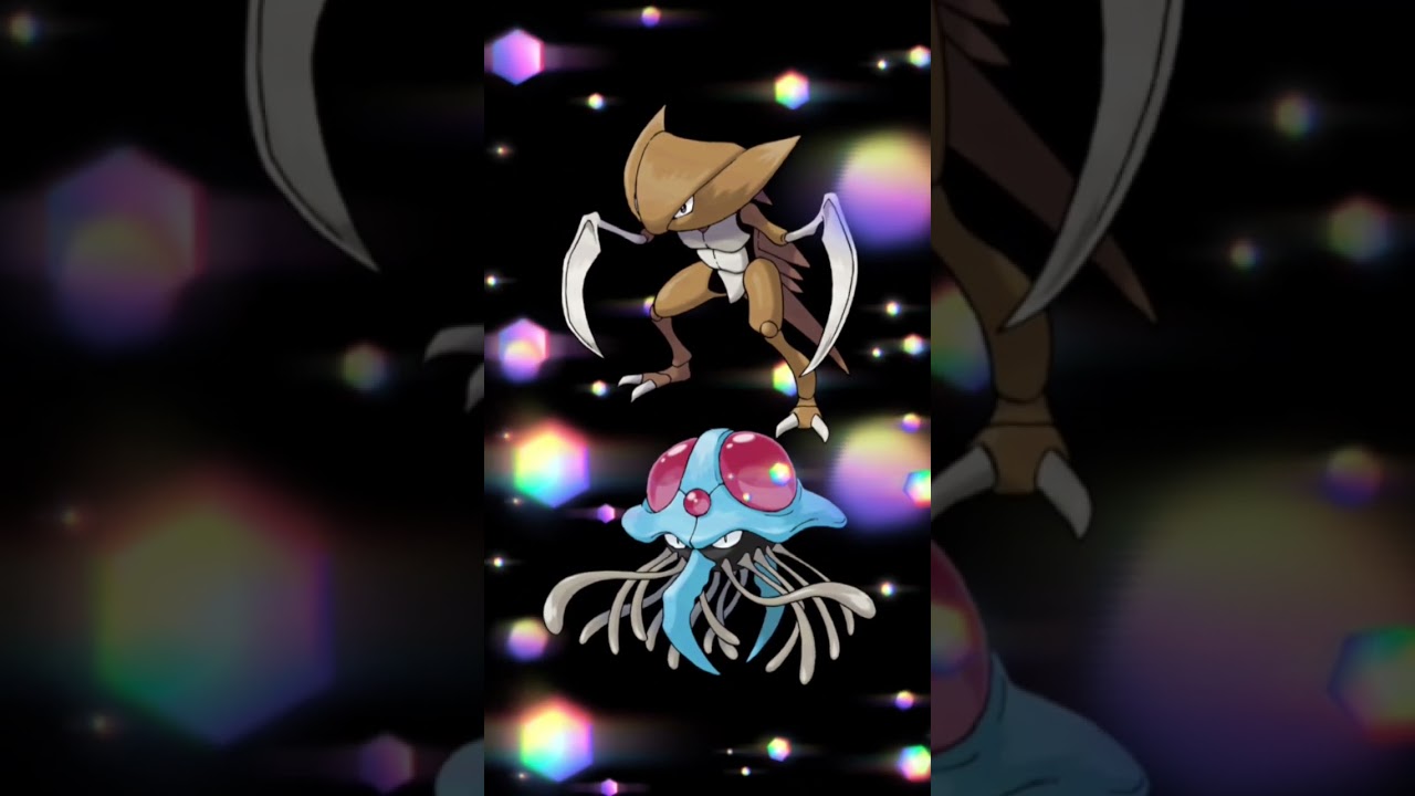 カブトプス＋ドククラゲ【ポケモン合体シリーズ44】 #pokemon #ポケモン #合体 #イラスト #お絵描き #ポケモンsv #ファンアート #描いてみた