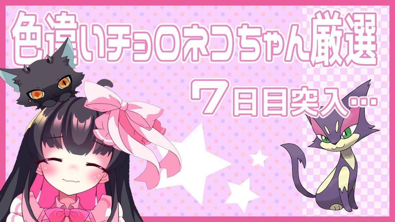 【 ポケモン剣盾 】 色違い チョロネコ ちゃん厳選！ 理想個体配布 【 Vtuber 】 ポケットモンスターソード・シールド