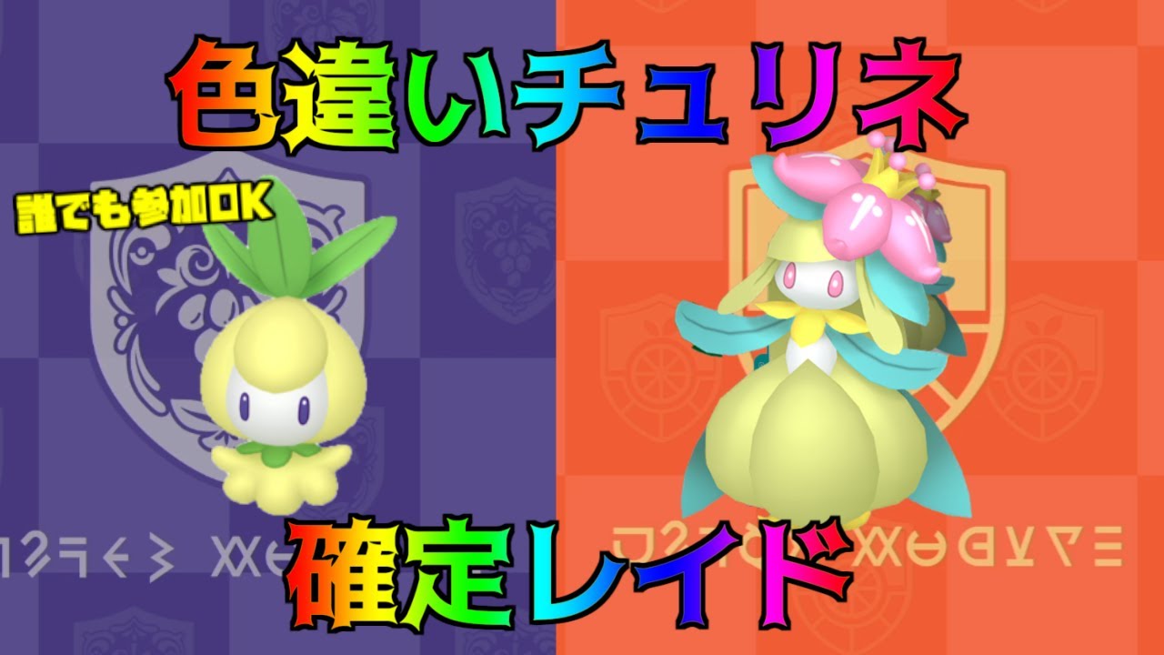 ポケモンSV 色違いチュリネレイド　視聴者参加型