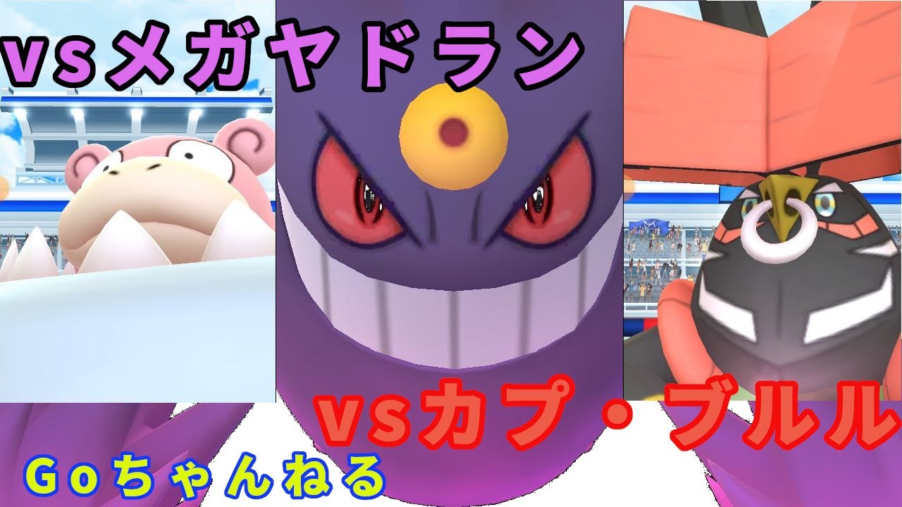 vsカプ・ブルル & メガヤドラン