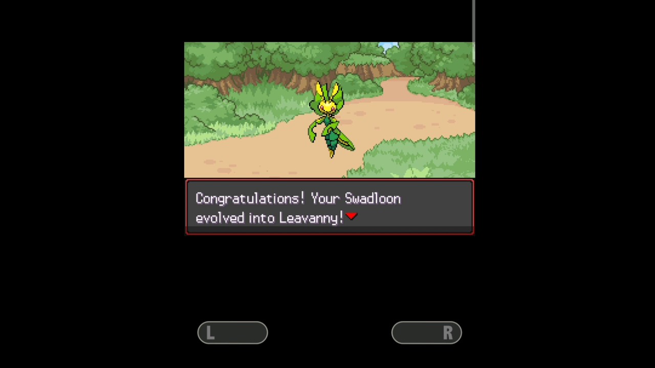 Swaldoon Evolve into Leavanny || #pokemon #swaldoon #leavanny #pokemongame