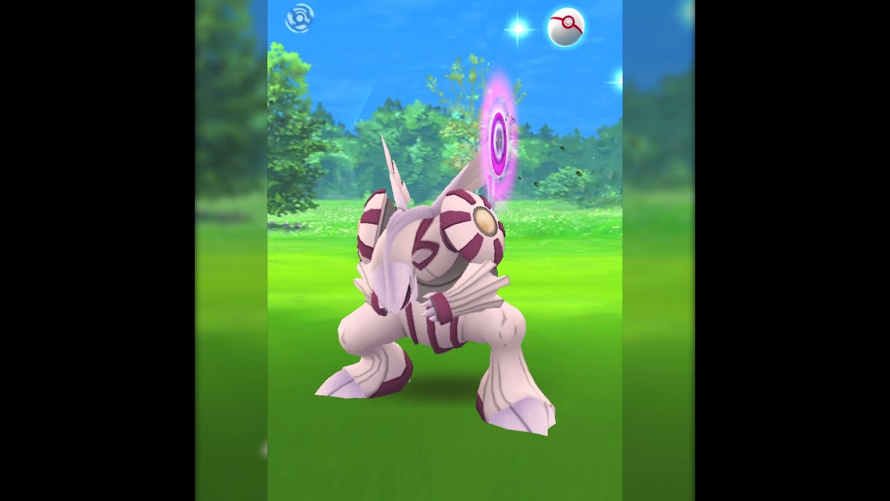 ボールを空間移動させる色違いパルキア【2021.8.4UP】