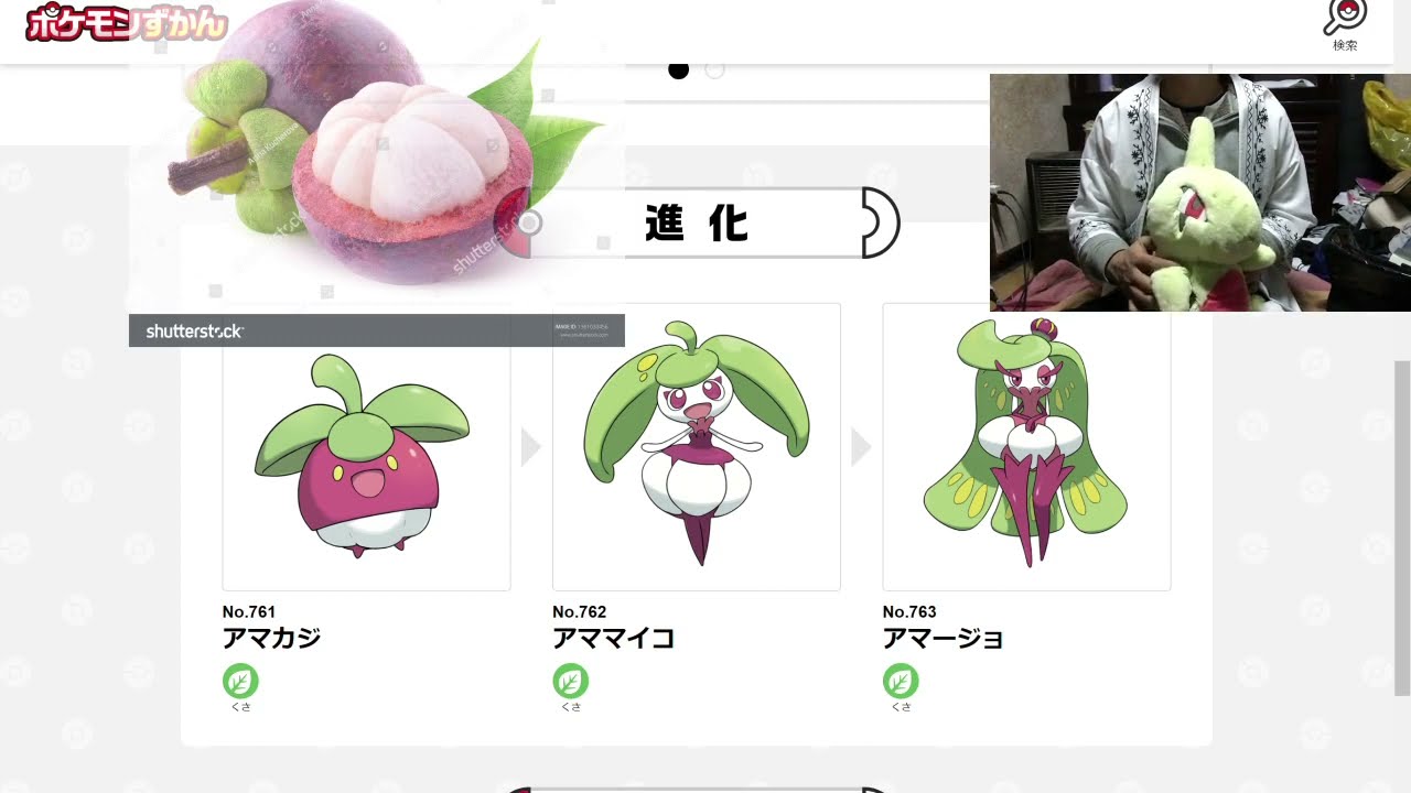 毎日ポケモン図鑑5 No.762アママイコ