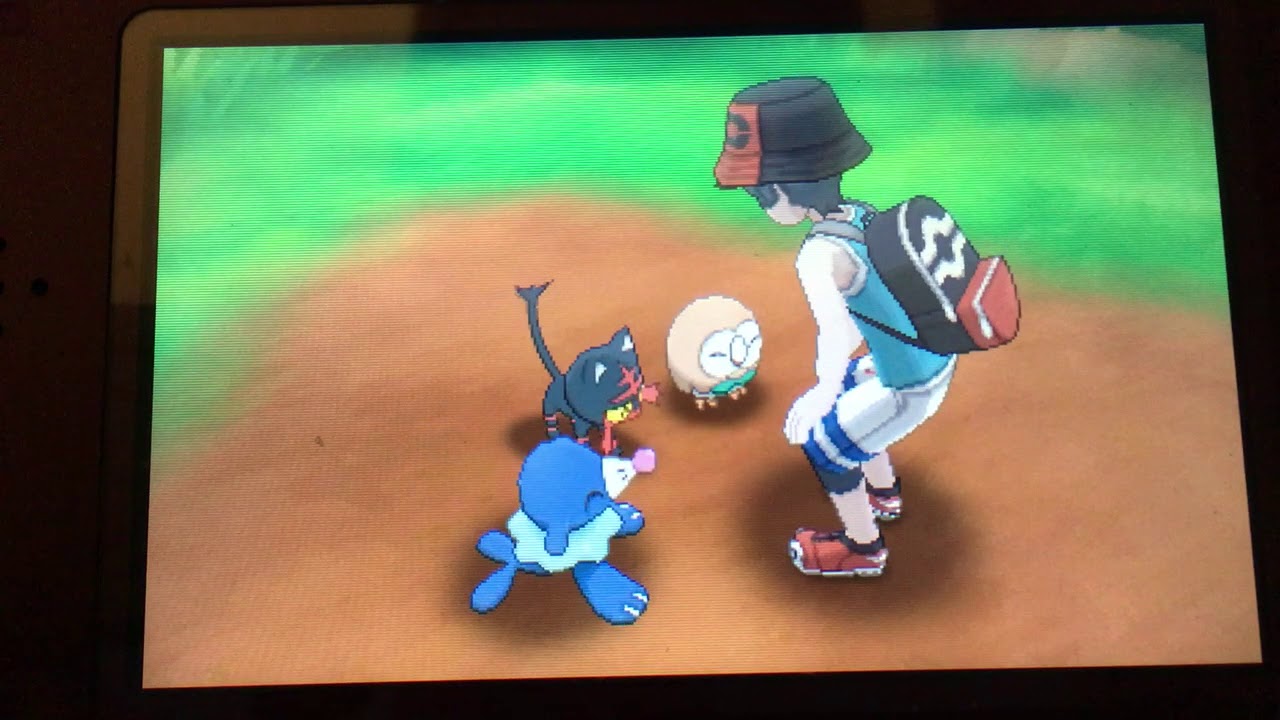 ポケモンUSUM　VSアシマリ＆オニスズメ