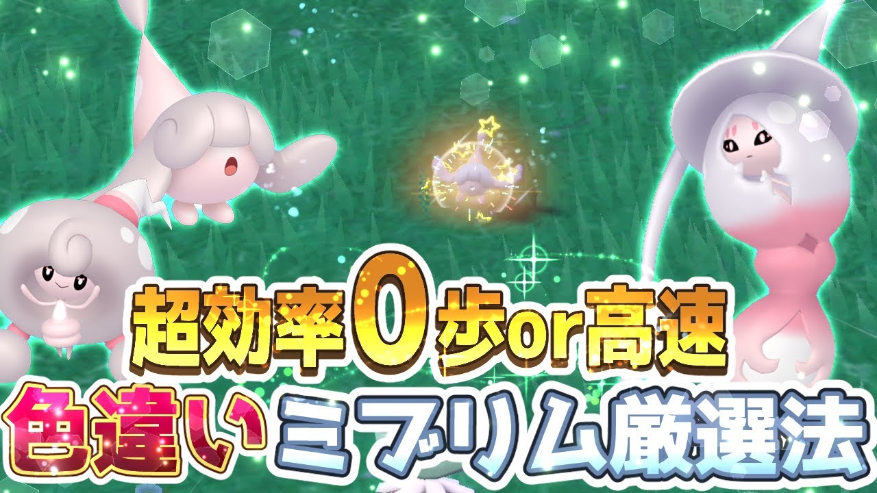 【ポケモンSV】ミブリム色違い厳選方法【ポケモンスカーレットバイオレット】