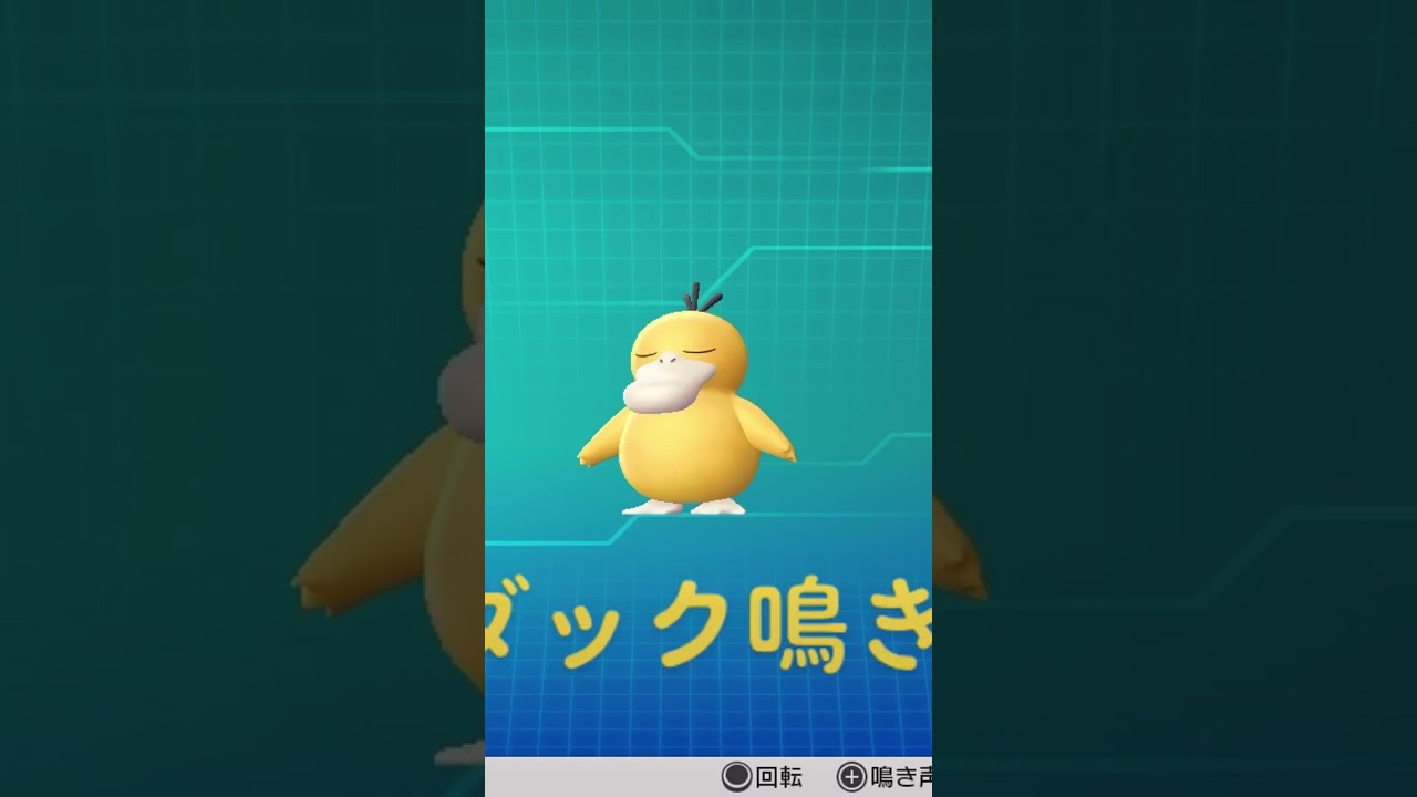 ピカブイ【図鑑NO054】コダック鳴き声#ポケモン動き #図鑑コンプ #レッツゴーピカチュウ #レッツゴーイーブイ