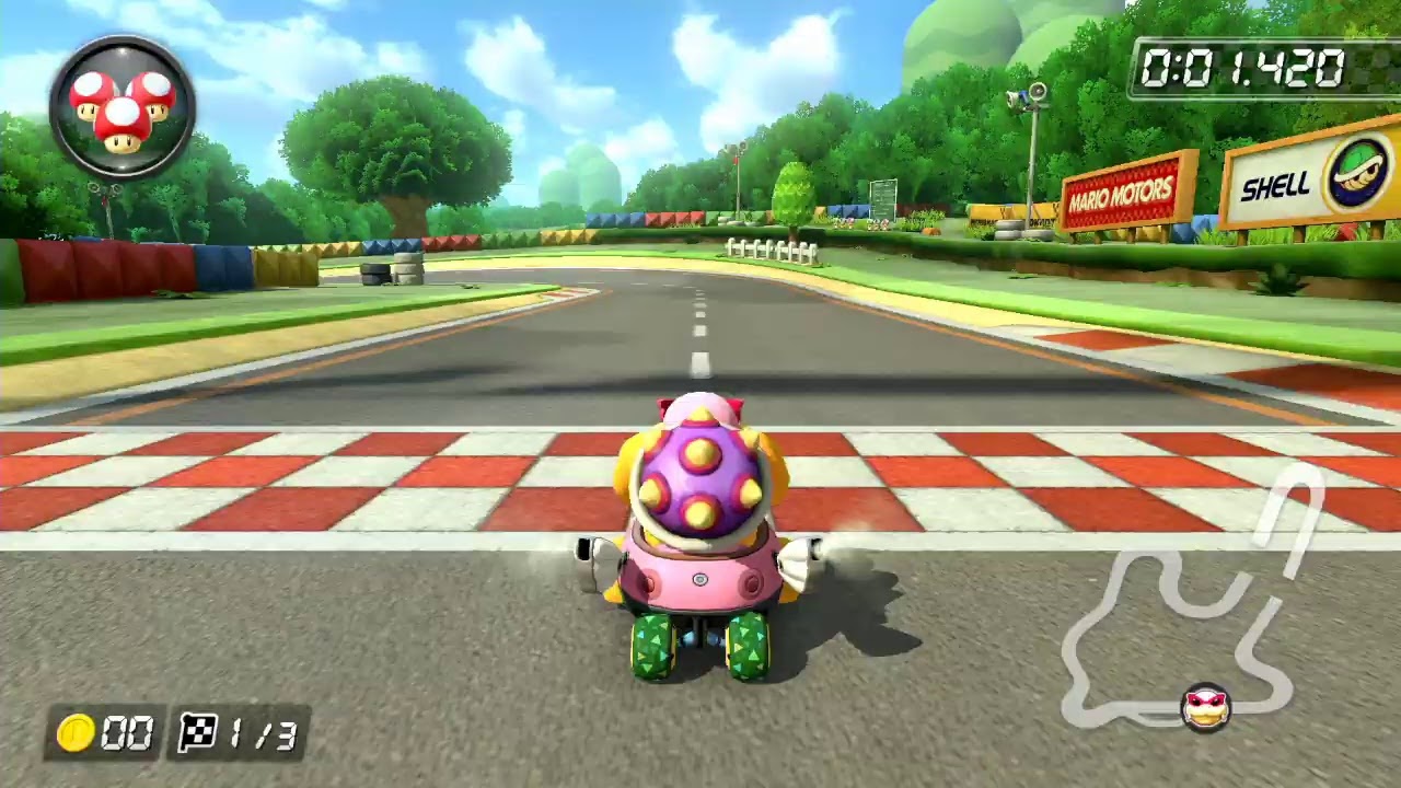 【MK8DX】エモンガさんと模擬タッグ