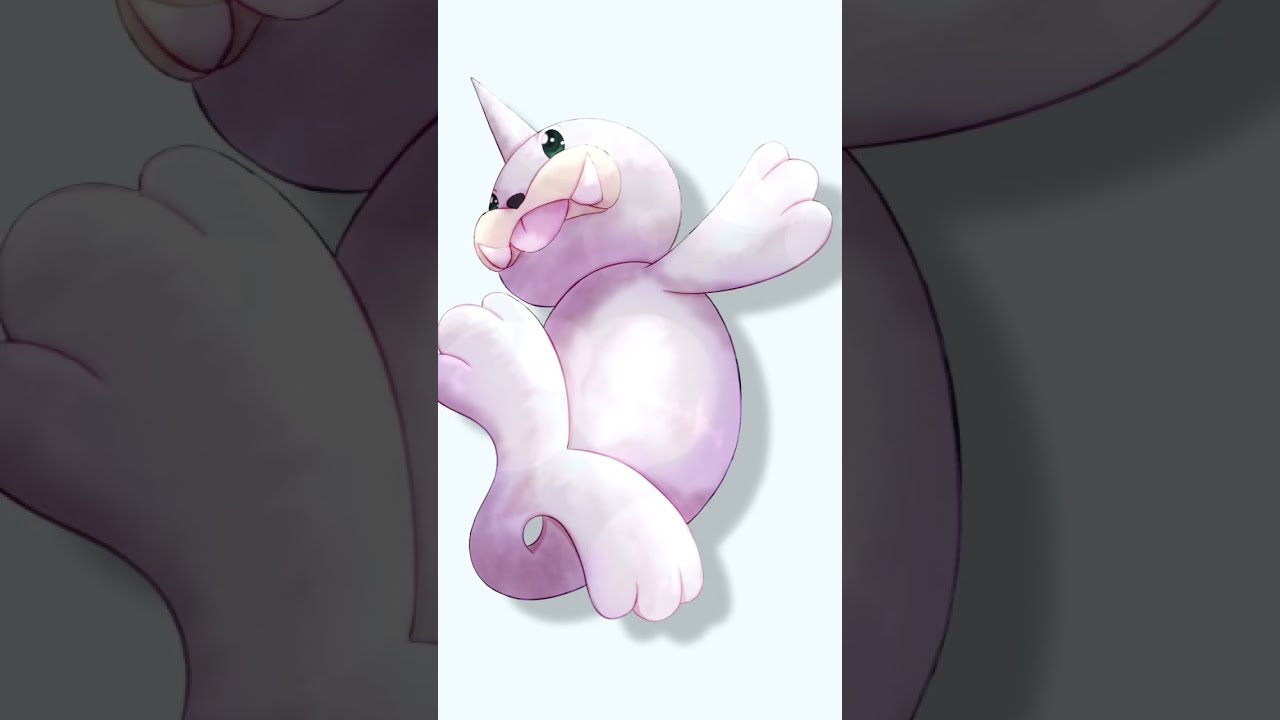 【イラストメイキング】パウワウ(ポケットモンスター)【15秒版】※フル版は別途動画にて