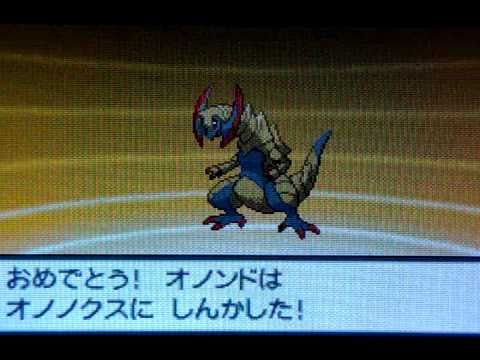 ポケットモンスター ホワイト、キバゴ、オノンド 、オノノクス