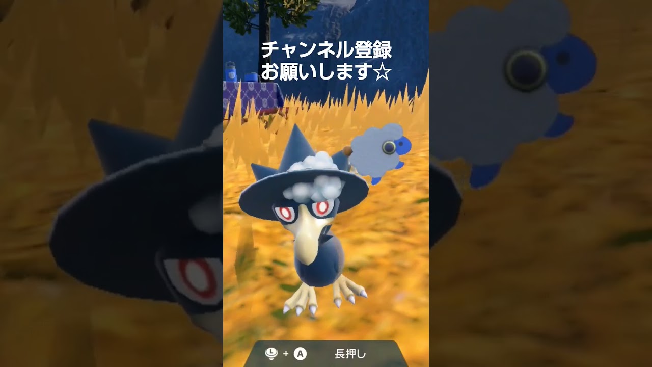ポケモンSV ヤミカラスの帽子を洗ってあげたら、とても喜んでくれた