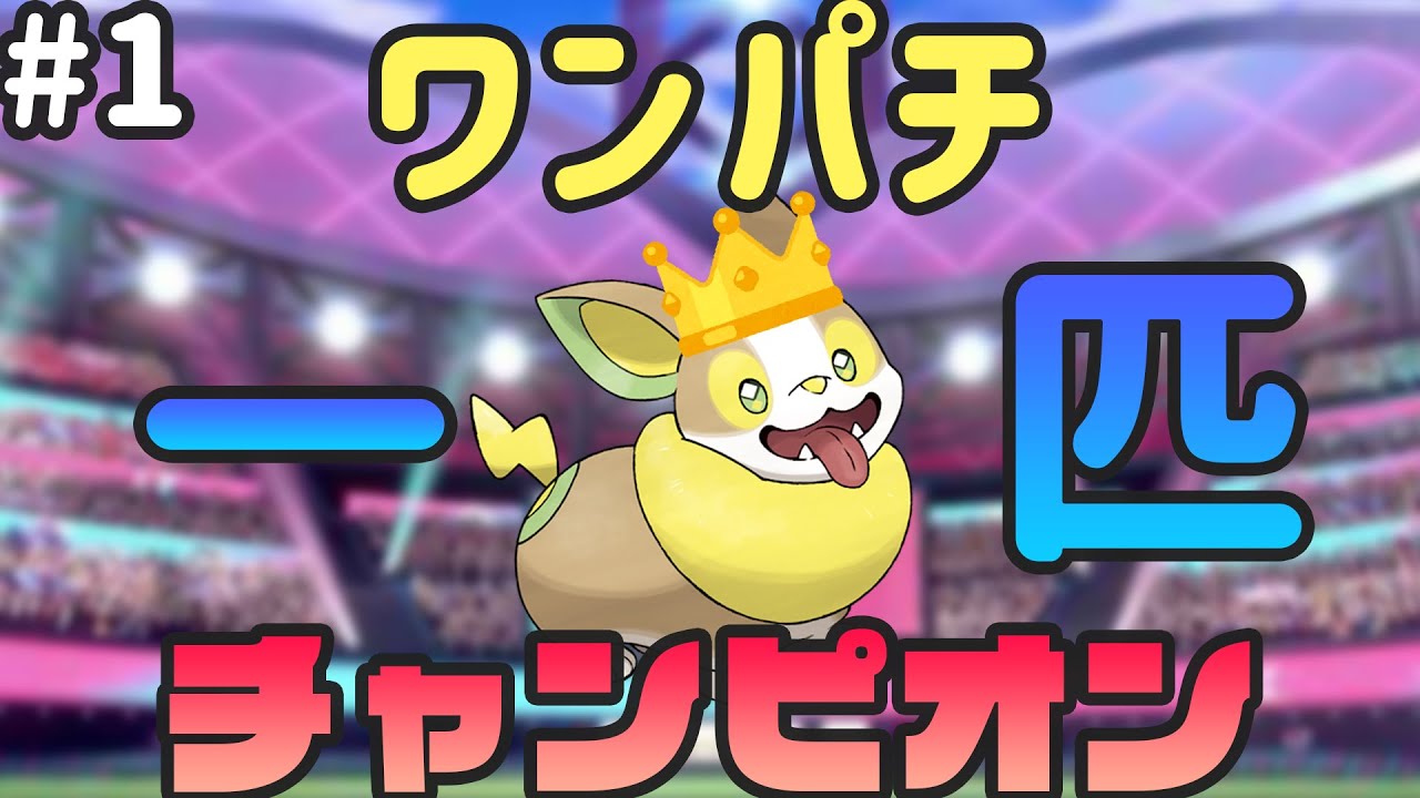 【ポケモン剣盾】ワンパチチャンピオンへの道…#1