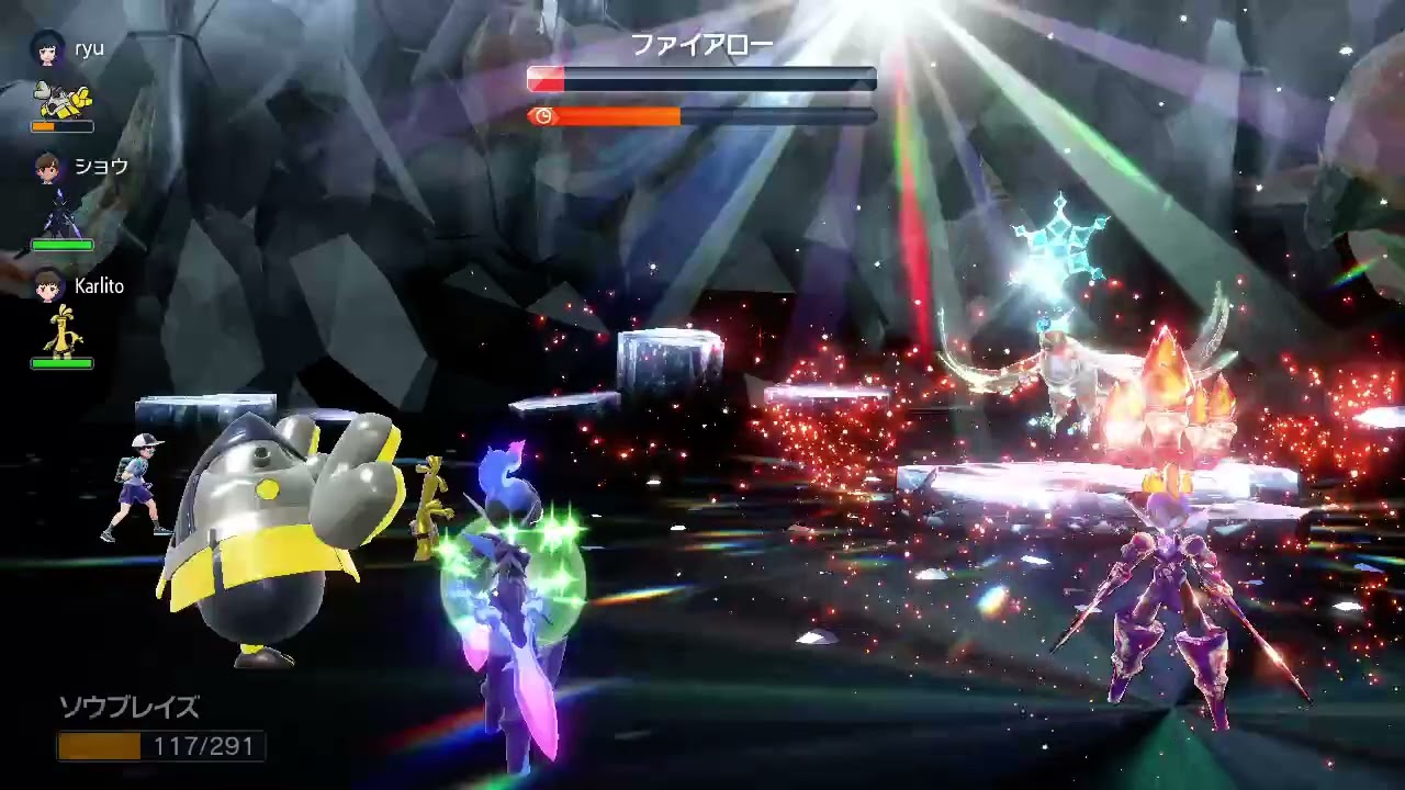 ポケモンSV／星6ファイアローレイド対策①　ソウブレイズ（無念の剣、剣の舞）