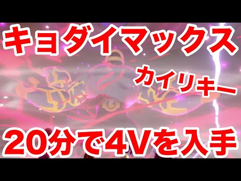 【ポケモンソード】キョダイマックスのすがた"カイリキー"の出現場所！最速20分で入手できる裏技を公開！高個体値4V以上を確定でゲットだぜ！【最新作の攻略実況プレイ】
