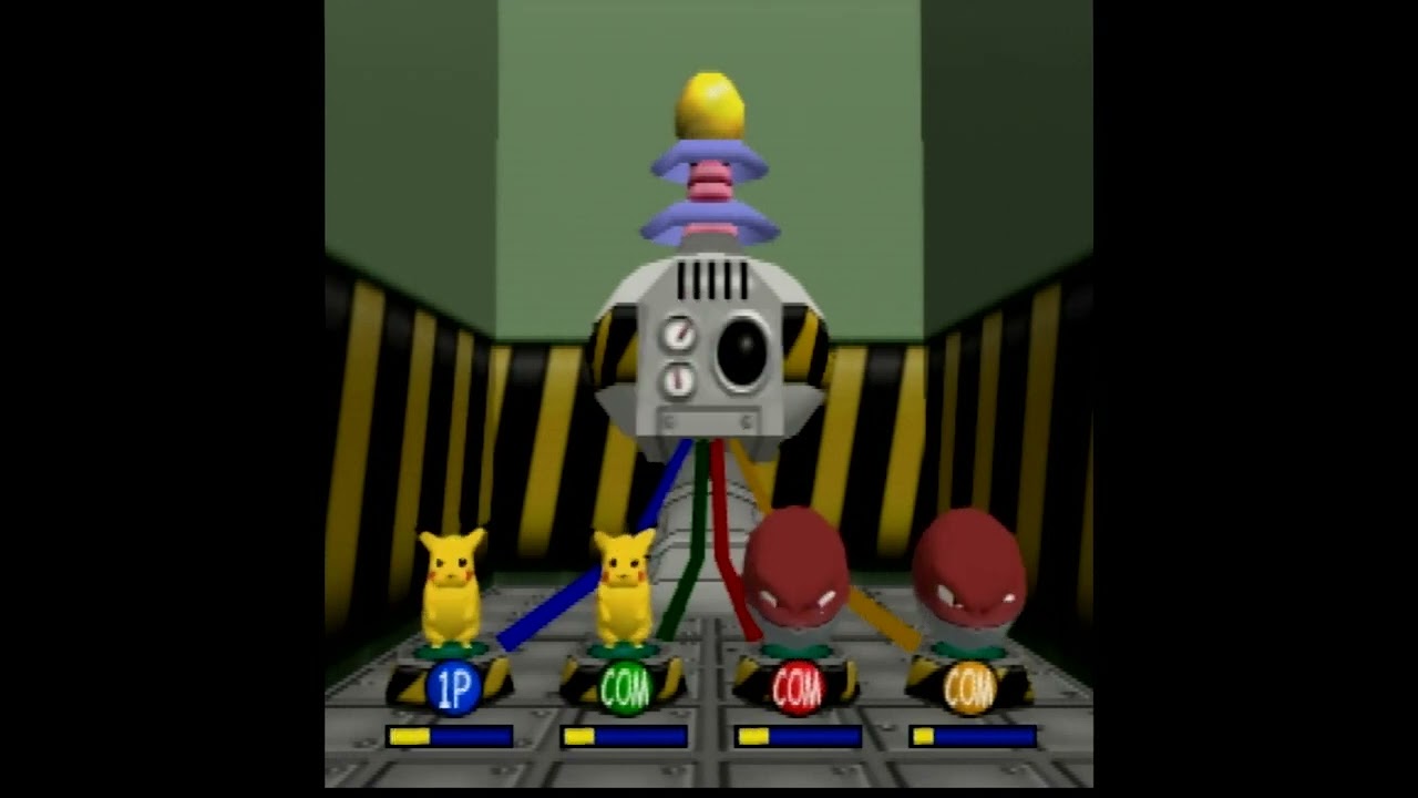 どっちが電力多い⁉ピカチュウVSビリリダマ　【ポケモンスタジアム２】