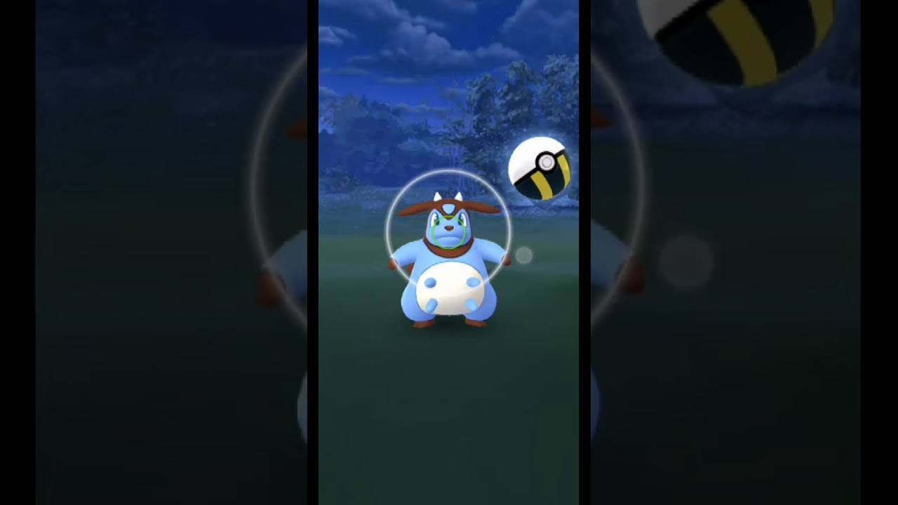 【ポケモンGO】野生のミルタンク（色違い）が現れた！