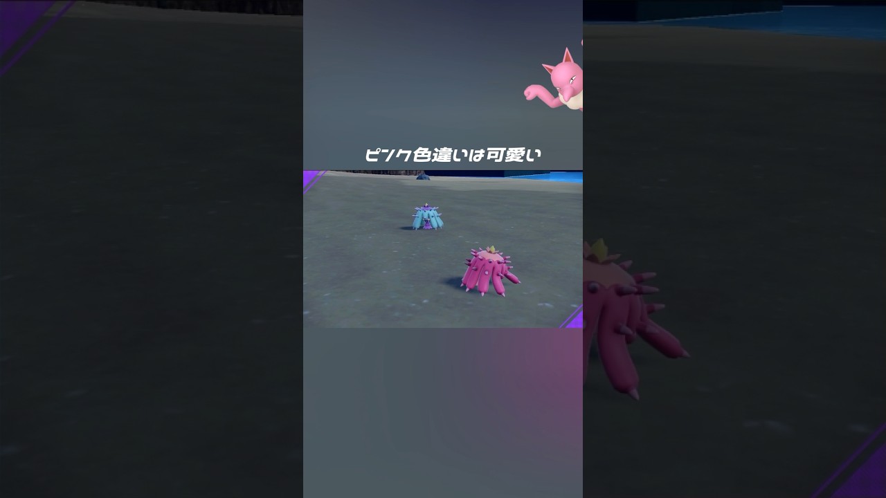 ポケモンSVで出会った可愛い色違いポケモン、ヒドイデちゃん #ポケモンsv #ポケモンスカーレットバイオレット #色違い #pokemon