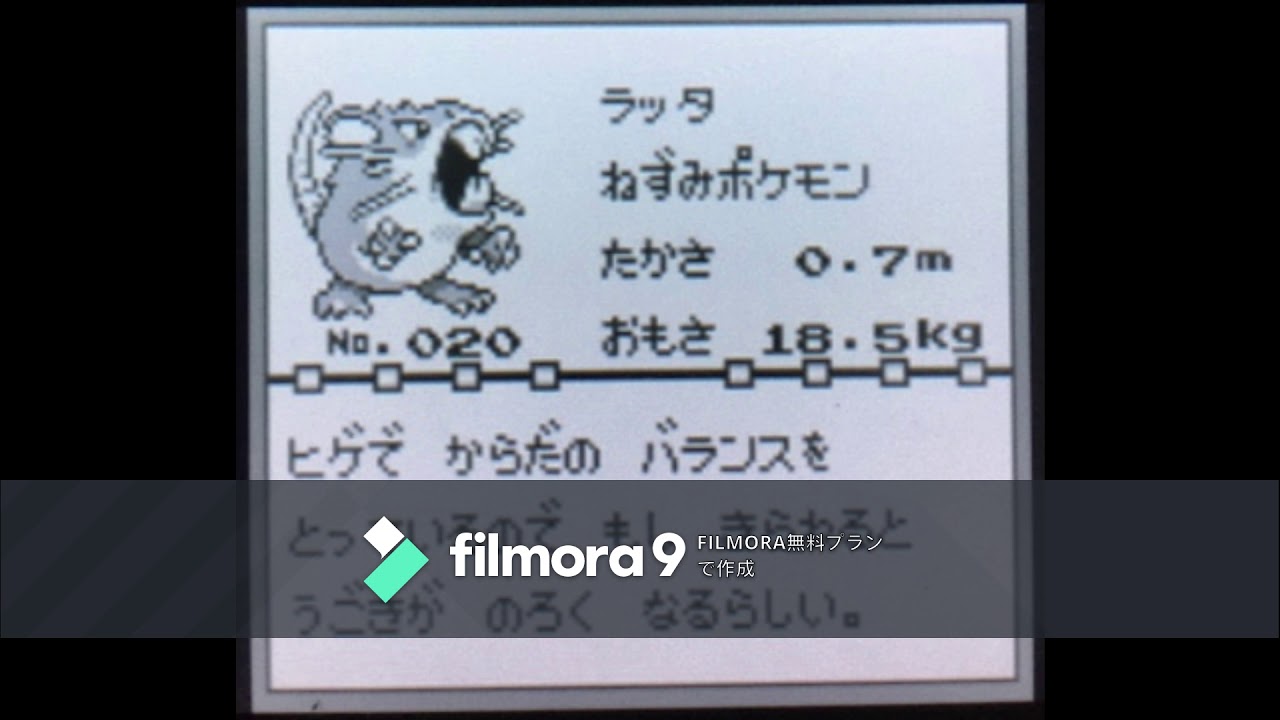 【図鑑NO020】ラッタ　鳴き声