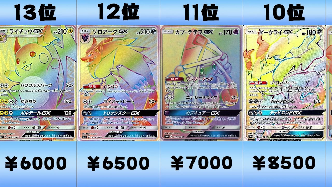 【ポケモンカード】HR買取金額ランキング(プロモ除く)　＃ポケモンカード＃ポケカ＃shorts＃ランキング動画