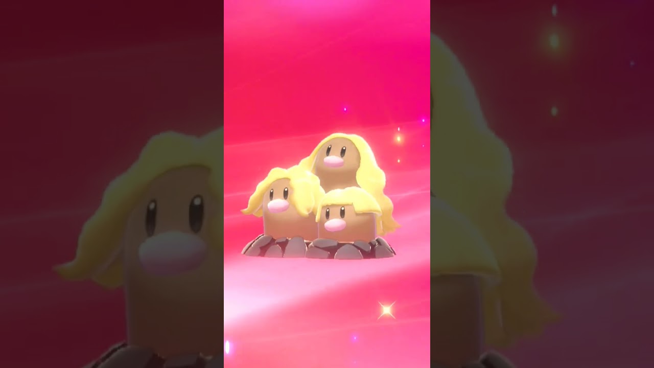 ディグダ進化💕【ダグトリオ】ポケットモンスター鎧の孤島💕