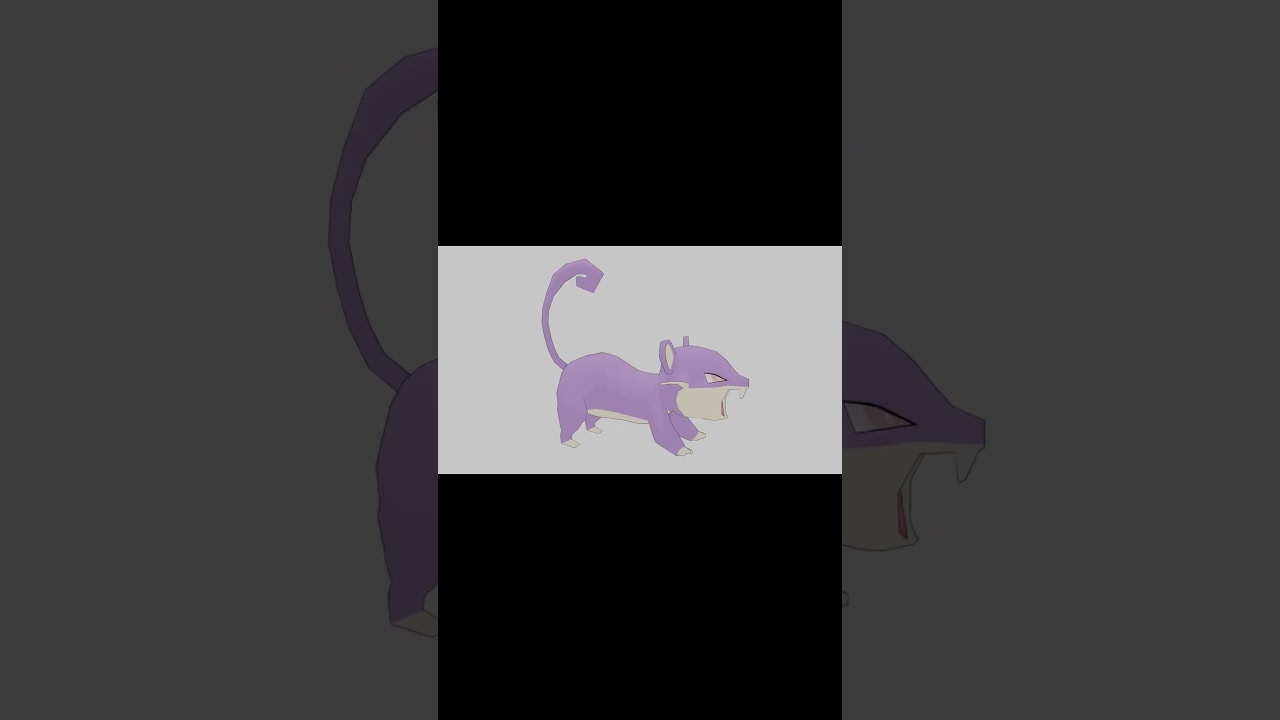 一日一体モデリング　十三日目　コラッタ