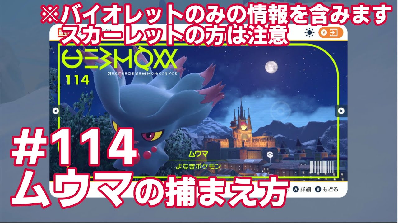 ムウマを探している方に見てほしい動画