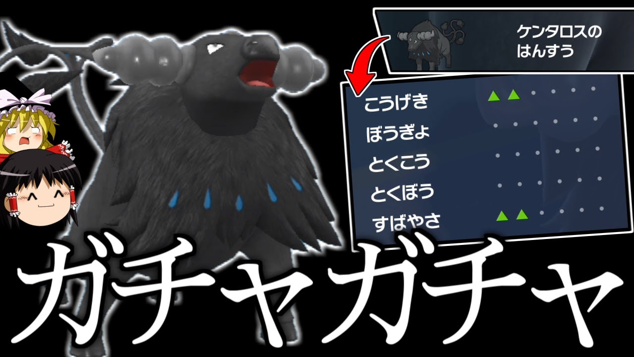 【ポケモンSV】反芻でガチャガチャするだけのパルデアケンタロス【ゆっくり実況】