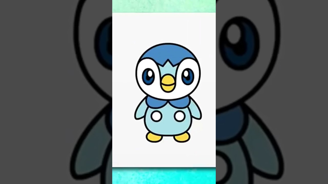 忙しい人用【ポッチャマ描き歌】#ポケットモンスター #shorts