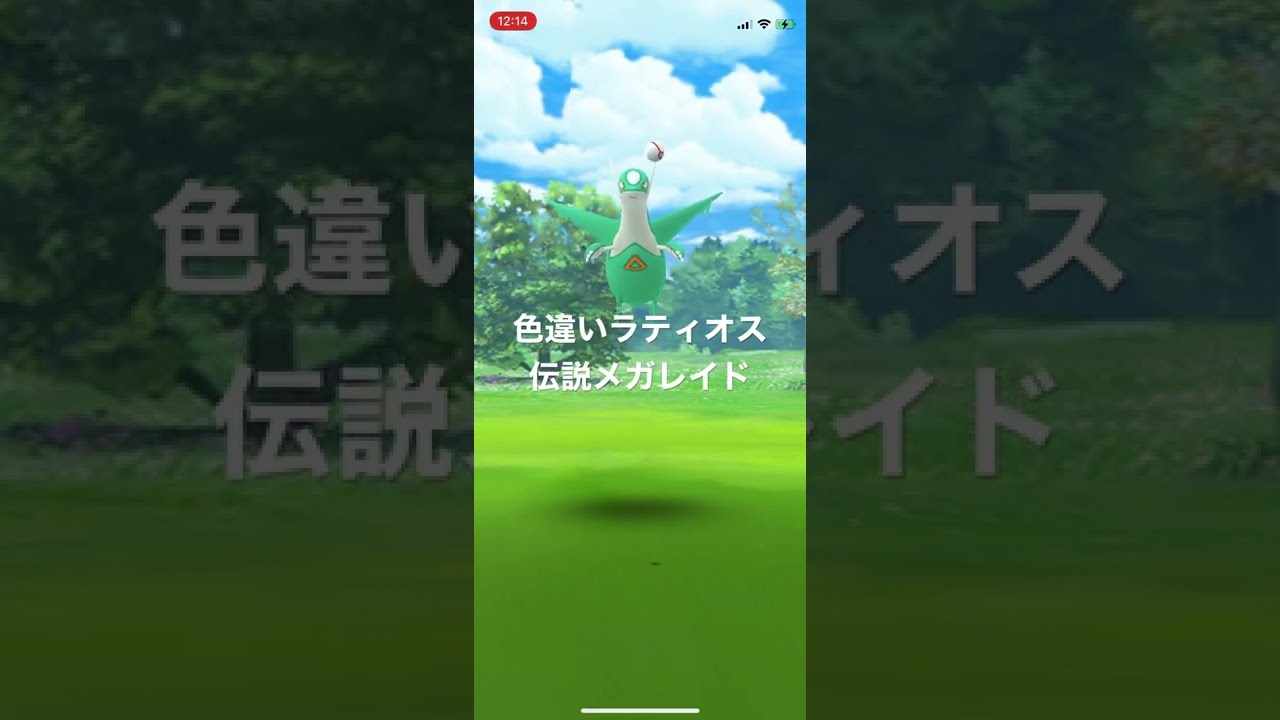 ポケモンGO 色違いラティオス出現！