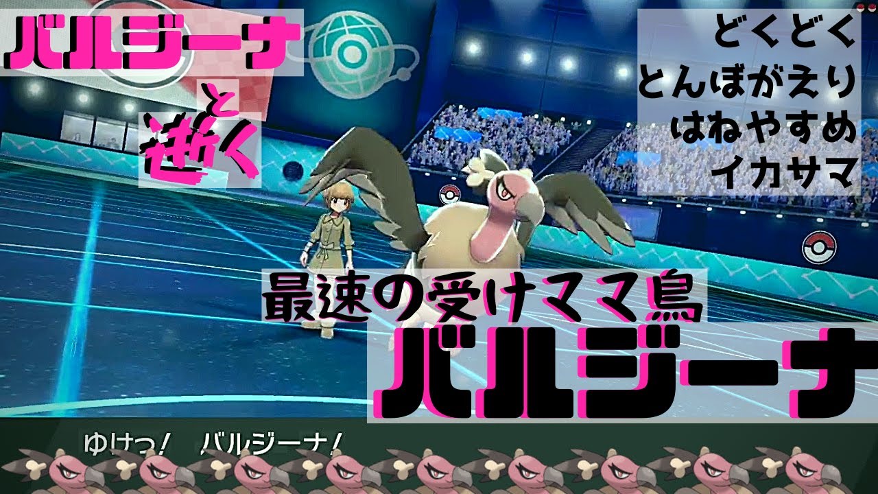 【ポケモン剣盾】バルジーナと逝く。01【ソード・シールド】