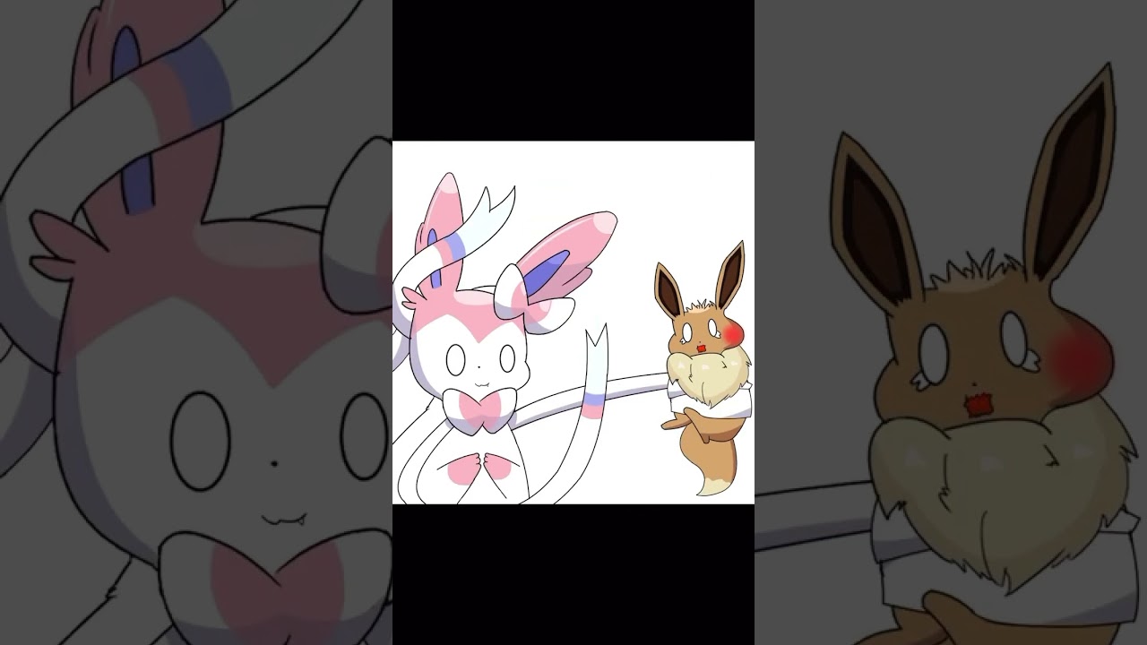 【ポケモン】歯が痛い 🦷| イーブイxニンフィア|#shorts  #pokemon #ポケモン  #eevee   #sylveon